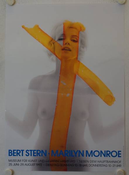 Bert Stern - Marilyn Monroe original release german exhibition poster